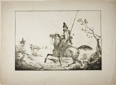 A Cossack by Carle Vernet