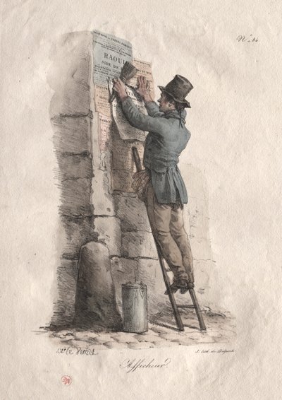 Bill Poster by Carle Vernet