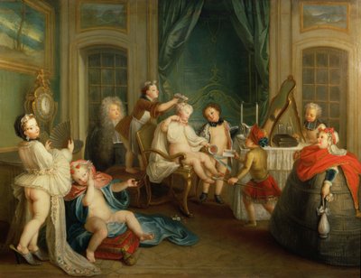 Boudoir Interior by Carle van Loo