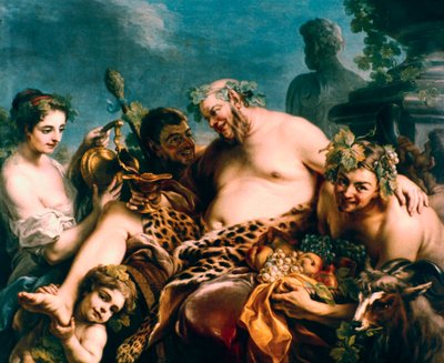 Drunken Silenus by Carle van Loo