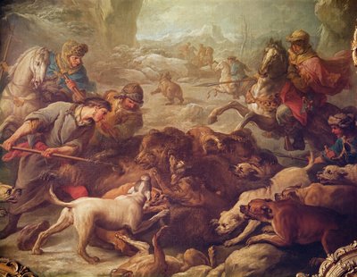 The Bear Hunt by Carle van Loo