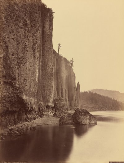 Cape Horn, Columbia River, Oregon by Carleton E. Watkins