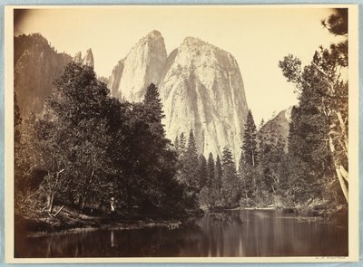Cathedral Rocks, Yosemite by Carleton E. Watkins
