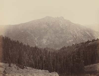 Downeville Butte by Carleton E. Watkins
