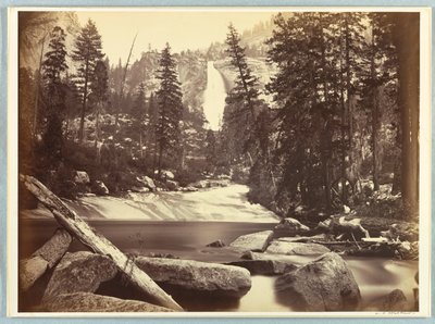 Nevada Fall, Yosemite by Carleton E. Watkins