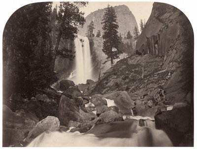 Piwyac, Vernal Fall, 300 feet, Yosemite by Carleton E. Watkins