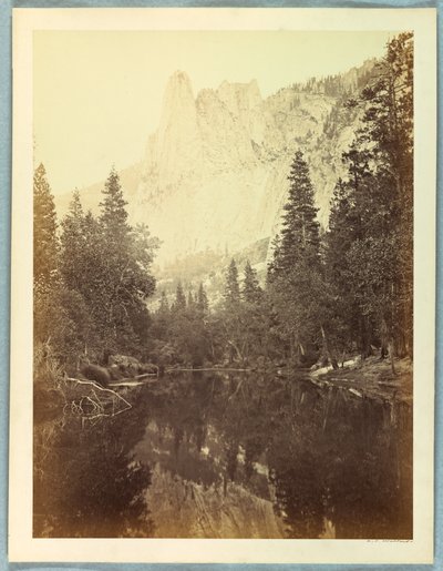 Sentinel, 3270 Feet, Yosemite by Carleton E. Watkins