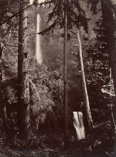 Multnomah Falls, Oregon by Carleton Emmons Watkins