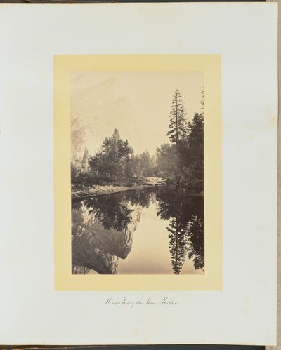 Mirror View of the Three Brothers by Carleton Watkins