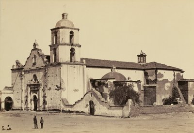 Mission, San Luis Rey de Francia by Carleton Watkins