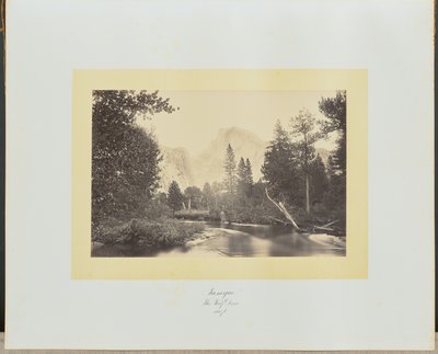 Tasayac. The Half Dome 5000 ft by Carleton Watkins
