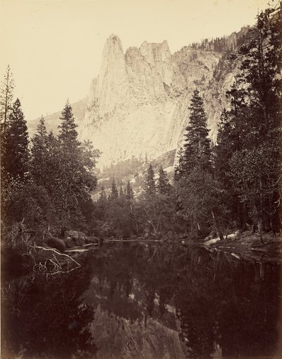 The Sentinel, 3270 ft by Carleton Watkins