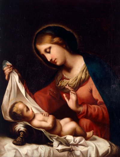 Madonna and Child by Carlo (after) Dolci