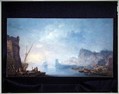 Coastal Landscape by Carlo Bonaria or Bonavia
