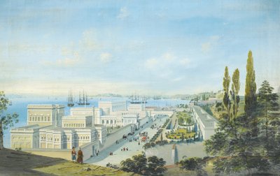 The Ciragan Palace in Constantinople by Carlo Bossoli