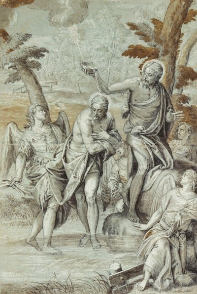The Baptism of Christ by Carlo Caliari