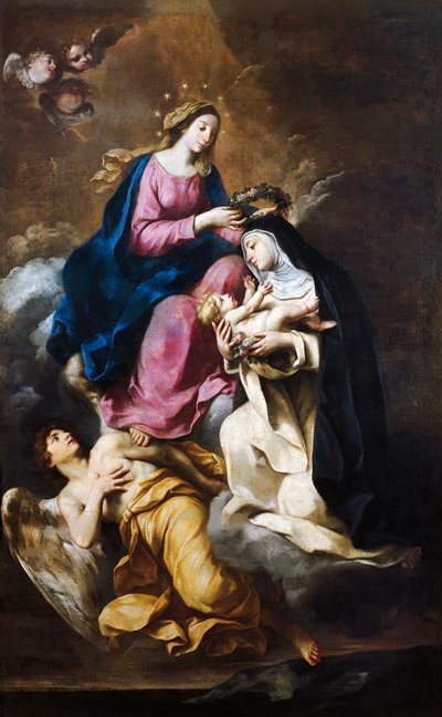 St. Rose of Lima crowned by Carlo Cignani