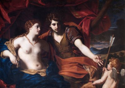 Venus and Adonis by Carlo Cignani