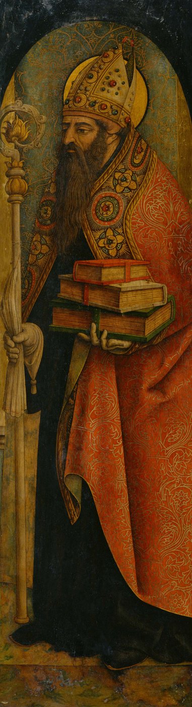Saint Augustine by Carlo Crivelli