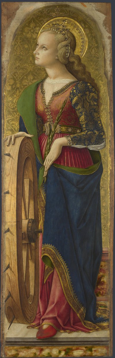 Saint Catherine of Alexandria, 1476 by Carlo Crivelli