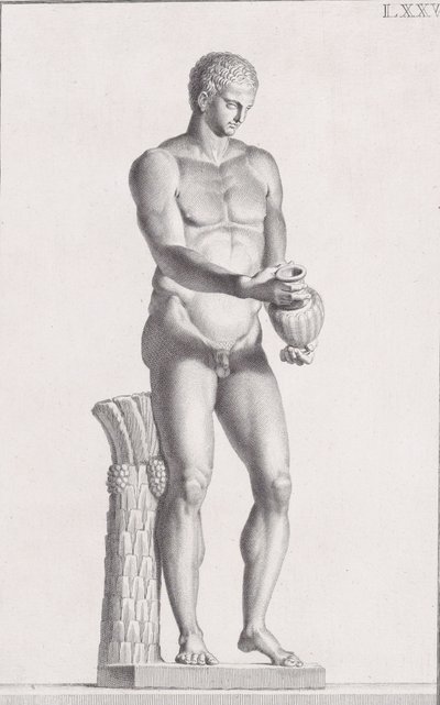 Statue of a Male Athlete by Carlo Gregori