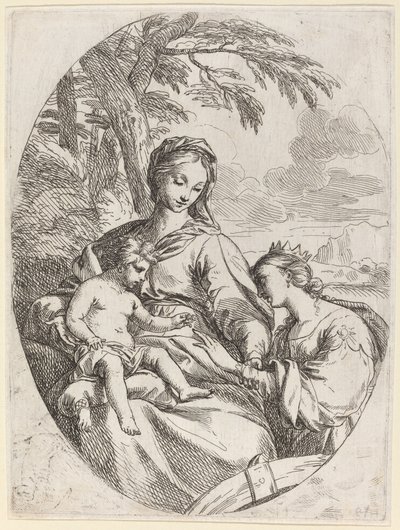 The Mystic Marriage of Saint Catherine by Carlo Maratta