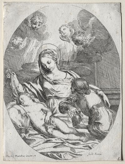 Madonna and Child with the Magdalen by Carlo Maratti