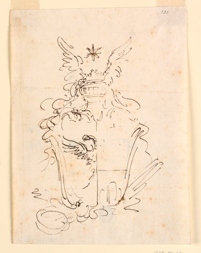 Sketch for Coat of Arms by Carlo Marchionni