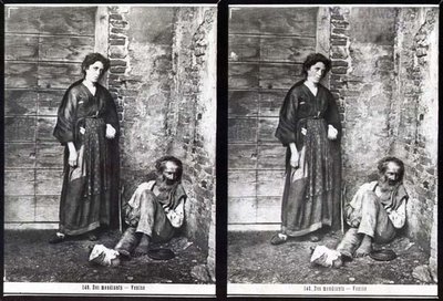 Two Beggars, Venice by Carlo Naya