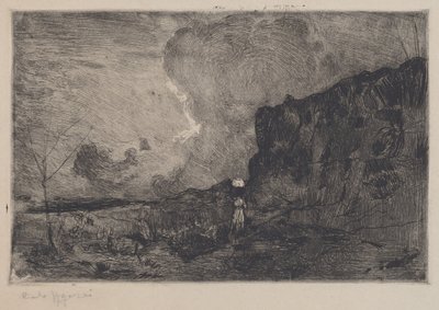 Landscape, before 1915 by Carlo Paolo Agazzi