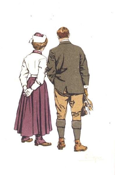 A thoughtful Couple by Carlo Pellegrini
