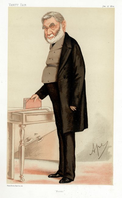 Anthony Panizzi, Italian Bibliographer, 1874 by Carlo Pellegrini