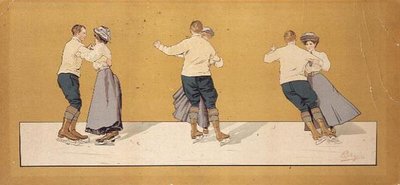 Figure Skating Trilogy by Carlo Pellegrini