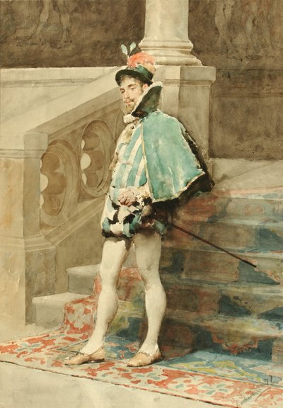 Study of a Courtier by Carlo Randanini