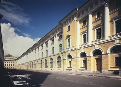 Architect Rossi Street in Saint Petersburg by Carlo Rossi
