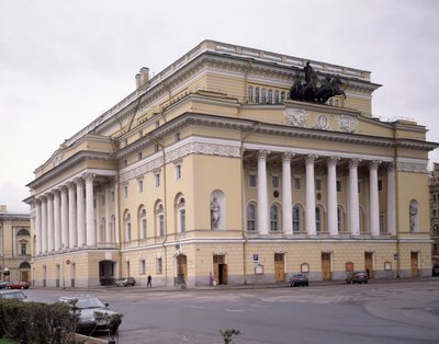 The Alexandrinsky Theatre in Saint Petersburg by Carlo Rossi