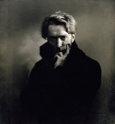 Portrait of the painter Tullio Silvestri by Carlo Wulz