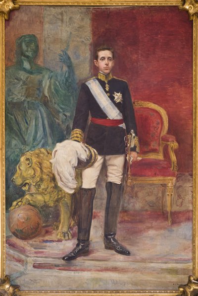 His Majesty King Alfonso XIII by Carlos Angel Diaz Huertas