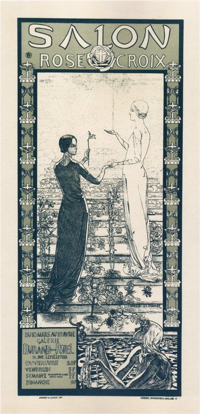 Exhibition of the Rose & Cross Society by Carlos Schwabe
