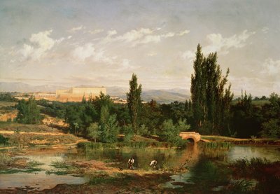 Countryside with a River, Manzanares by Carlos de Haes
