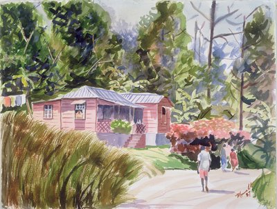 A Tropical Home, 1987 by Carlton Murrell