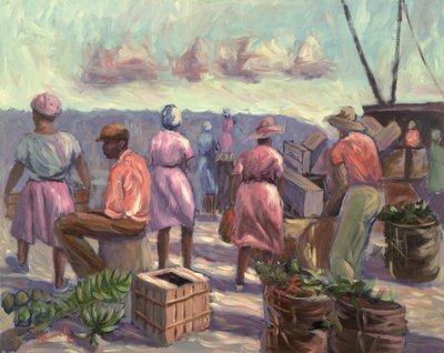 The Marketplace, 1988 by Carlton Murrell