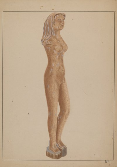 Carved Nude by Carol Larson