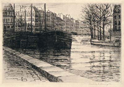 The Pont St. Michel, 1915 by Caroline Helena Armington