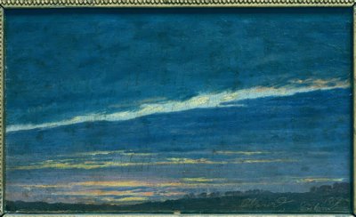Evening by Caspar David Friedrich