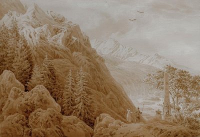 The Autumn by Caspar David Friedrich