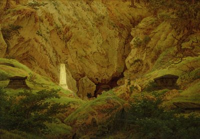 Graves of Ancient Heroes, 1812 by Caspar David Friedrich