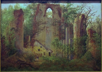 Eldena Abbey Ruins near Greifswald by Caspar David Friedrich