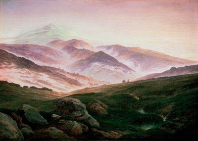 Memory of the Riesengebirge by Caspar David Friedrich