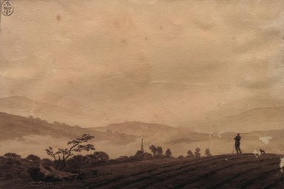 Foggy Morning by Caspar David Friedrich